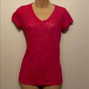 Sweet N’ Kool Outfitters Pink Burnout Tee